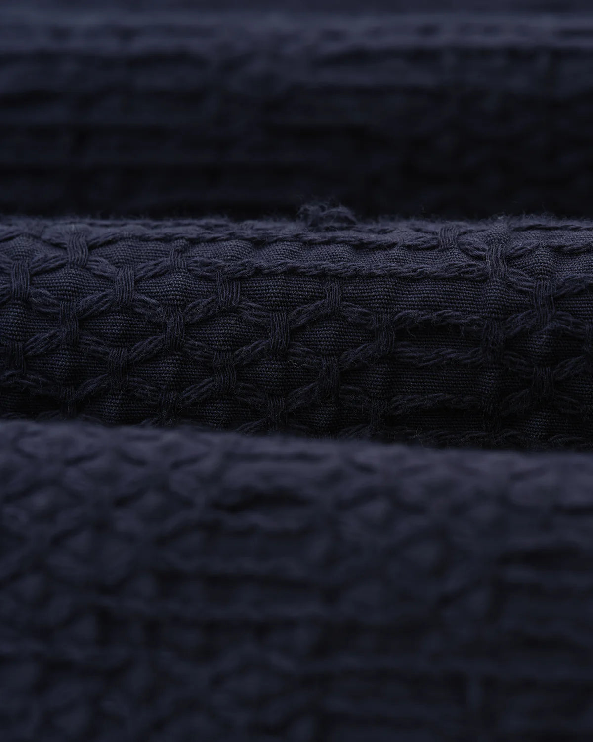 Wax London Kurt Short - Honeycomb Dobby Navy Sale Bottoms - Sloane Boutique