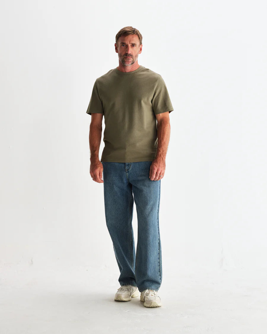 Wax London Men's Dean Short Sleeve Tee - Jolt Green Men's Tops - Sloane Boutique