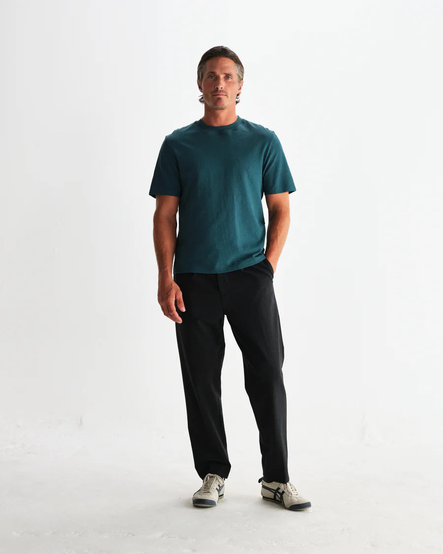 Wax London Men's Dean Short Sleeve Tee - Jolt Teal Men's Tops - Sloane Boutique