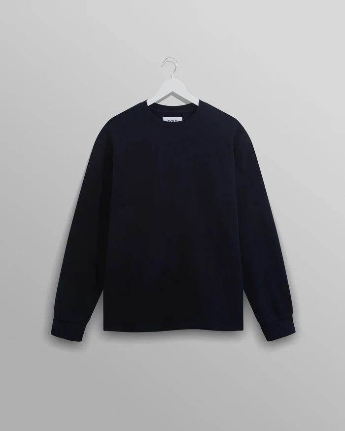 Wax London Men's Hayden Long Sleeve Tee - Jolt Navy Men's Tops - Sloane Boutique