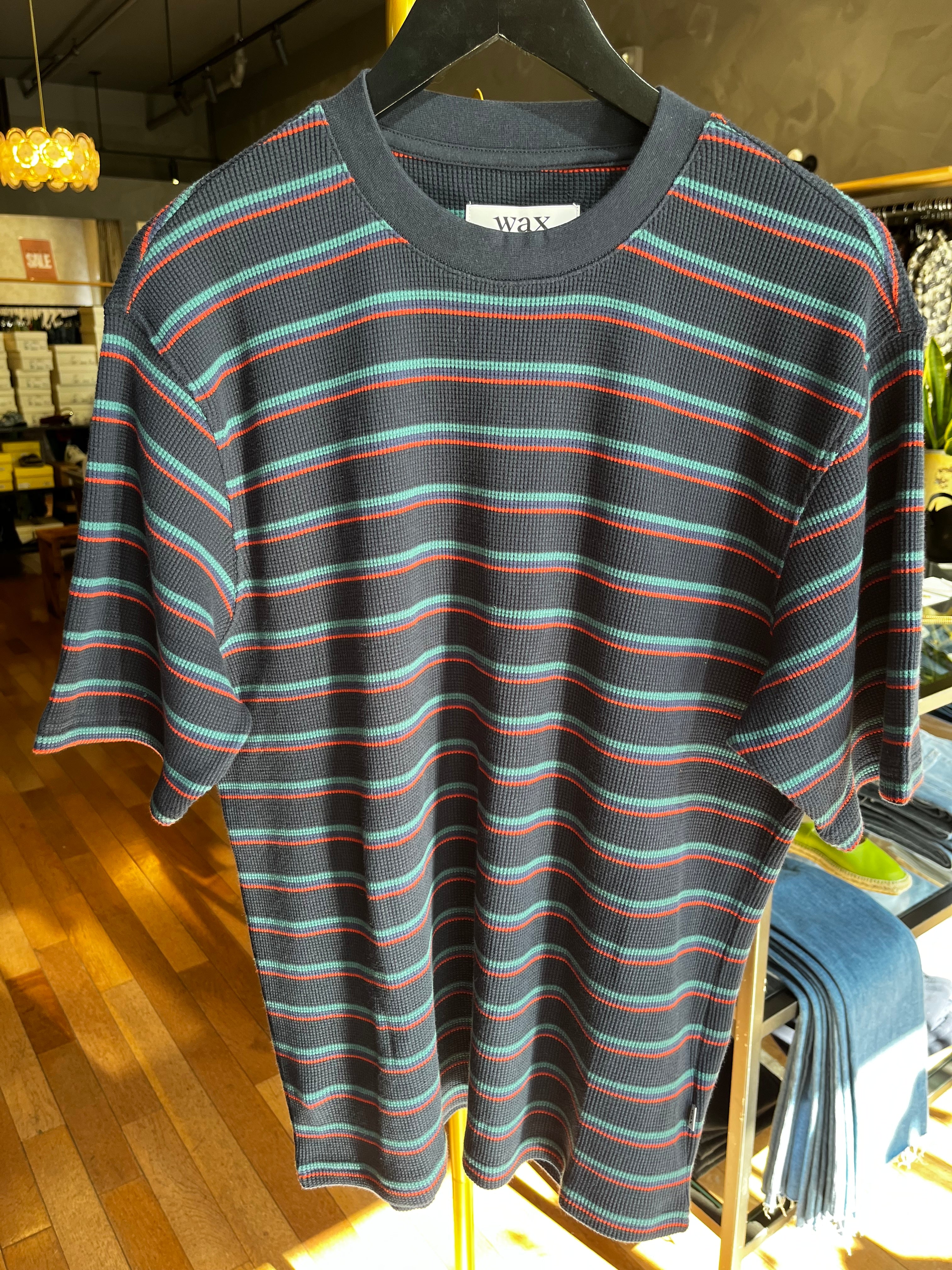 Wax London Men's Milton Short Sleeve Tee - Navy Men's Tops - Sloane Boutique