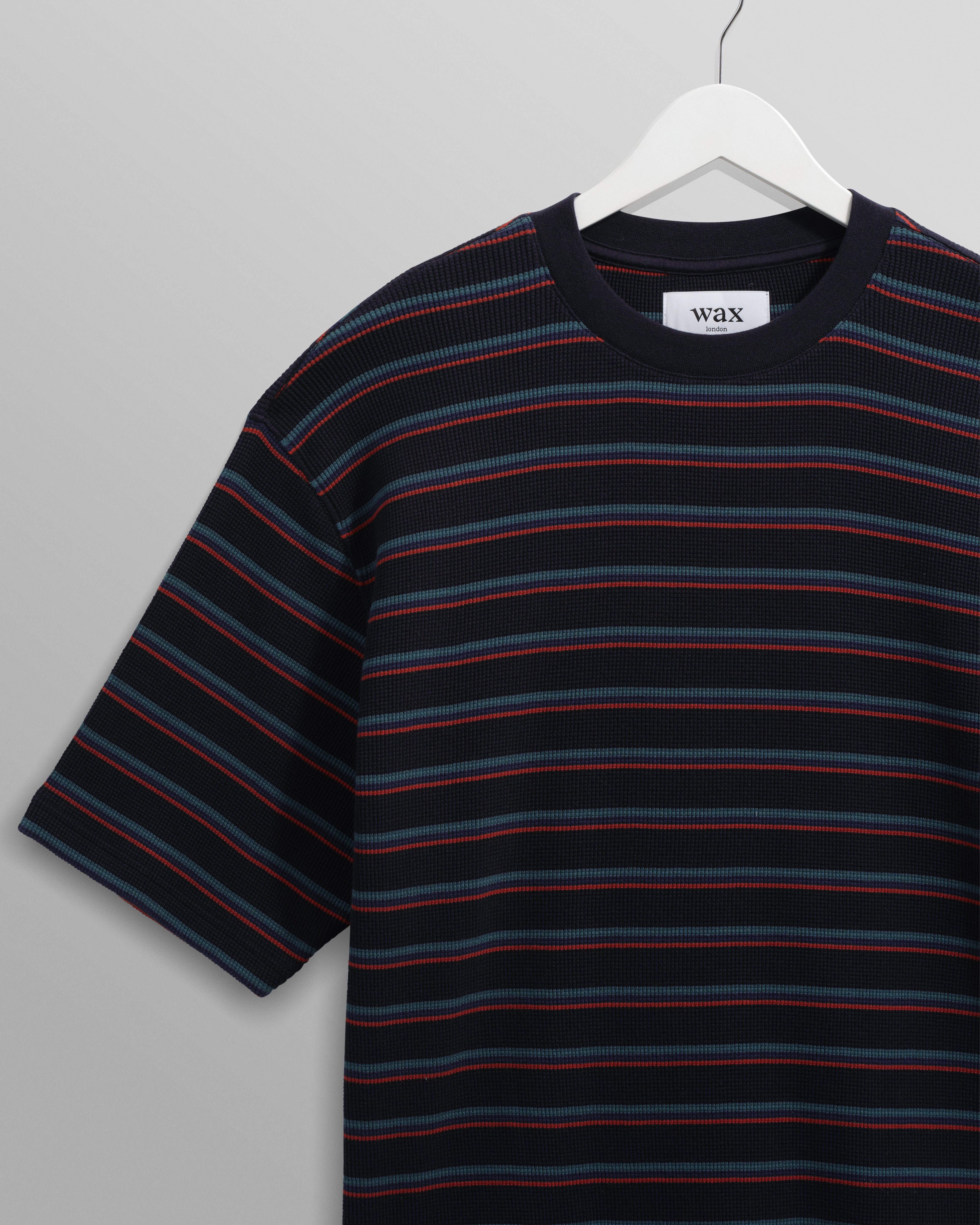 Wax London Men's Milton Short Sleeve Tee - Navy Men's Tops - Sloane Boutique