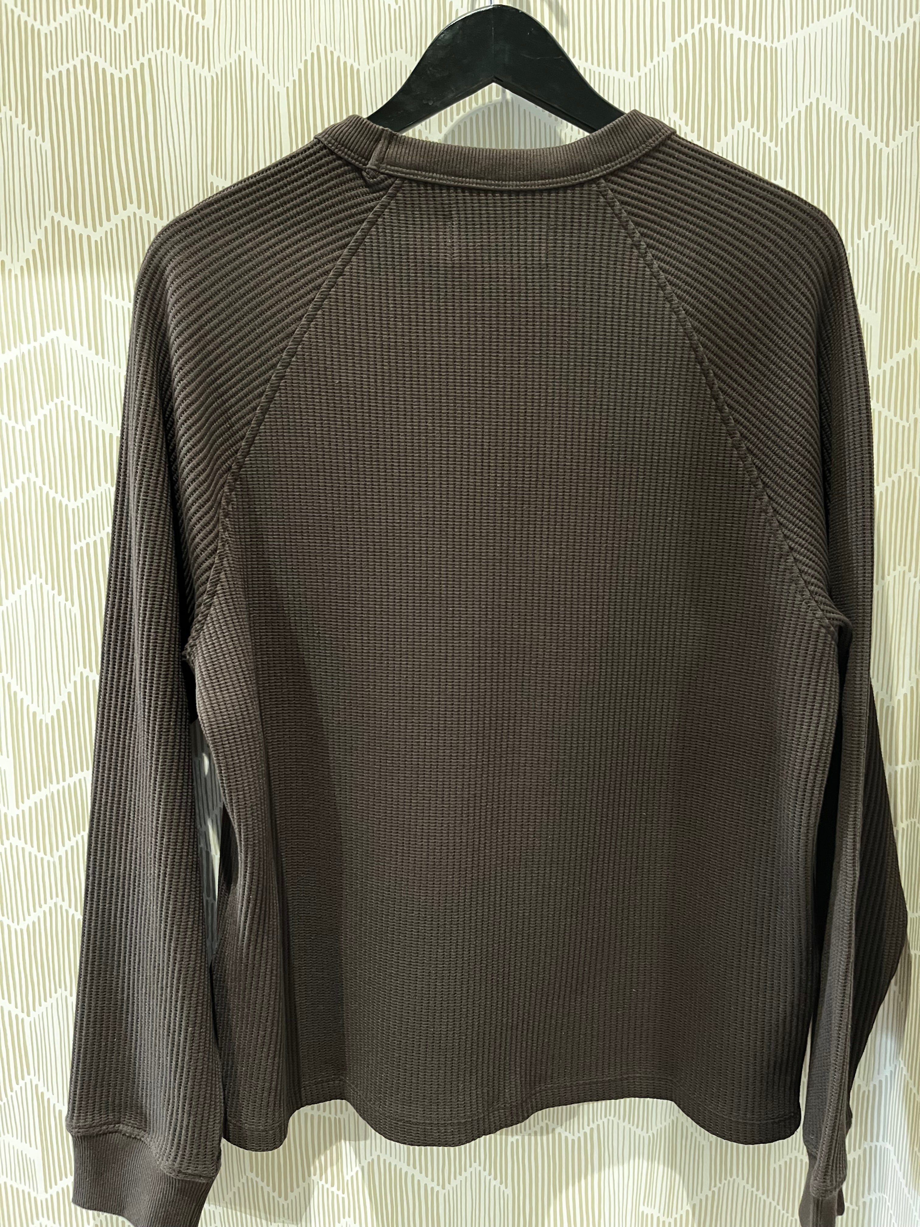 Wax London Men's Riley Crew - Dark Brown Men's Tops - Sloane Boutique