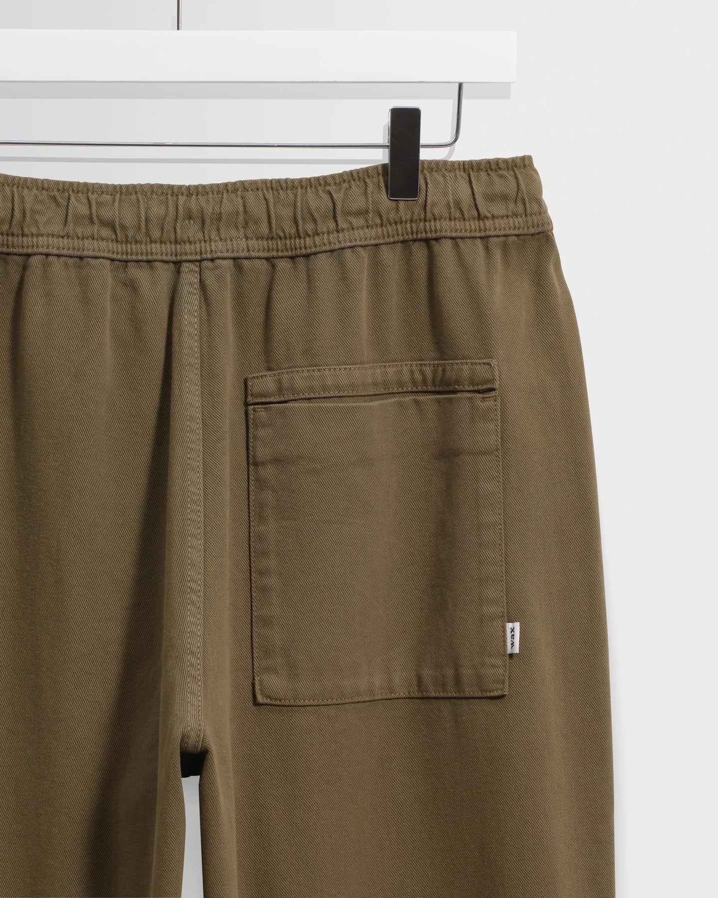 Wax London Organic Cotton Twill Kurt Trouser - Dark Khaki Men's Bottoms - Sloane Boutique