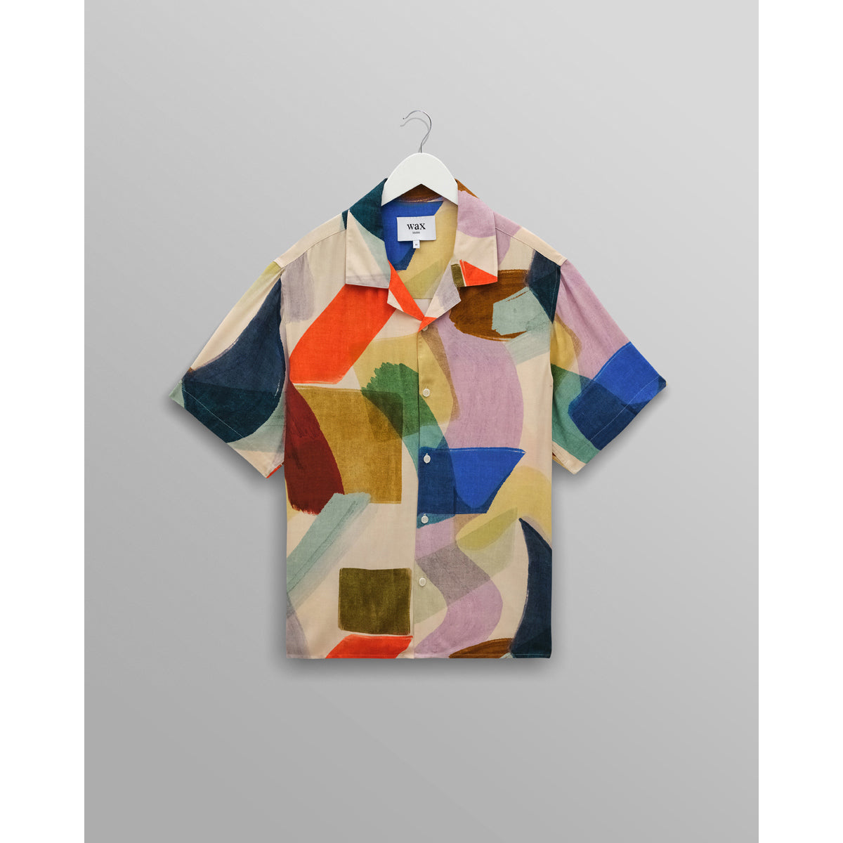 Wax London Painted Shapes Didcot Short Sleeve - Multicolor Men's Tops - Sloane Boutique