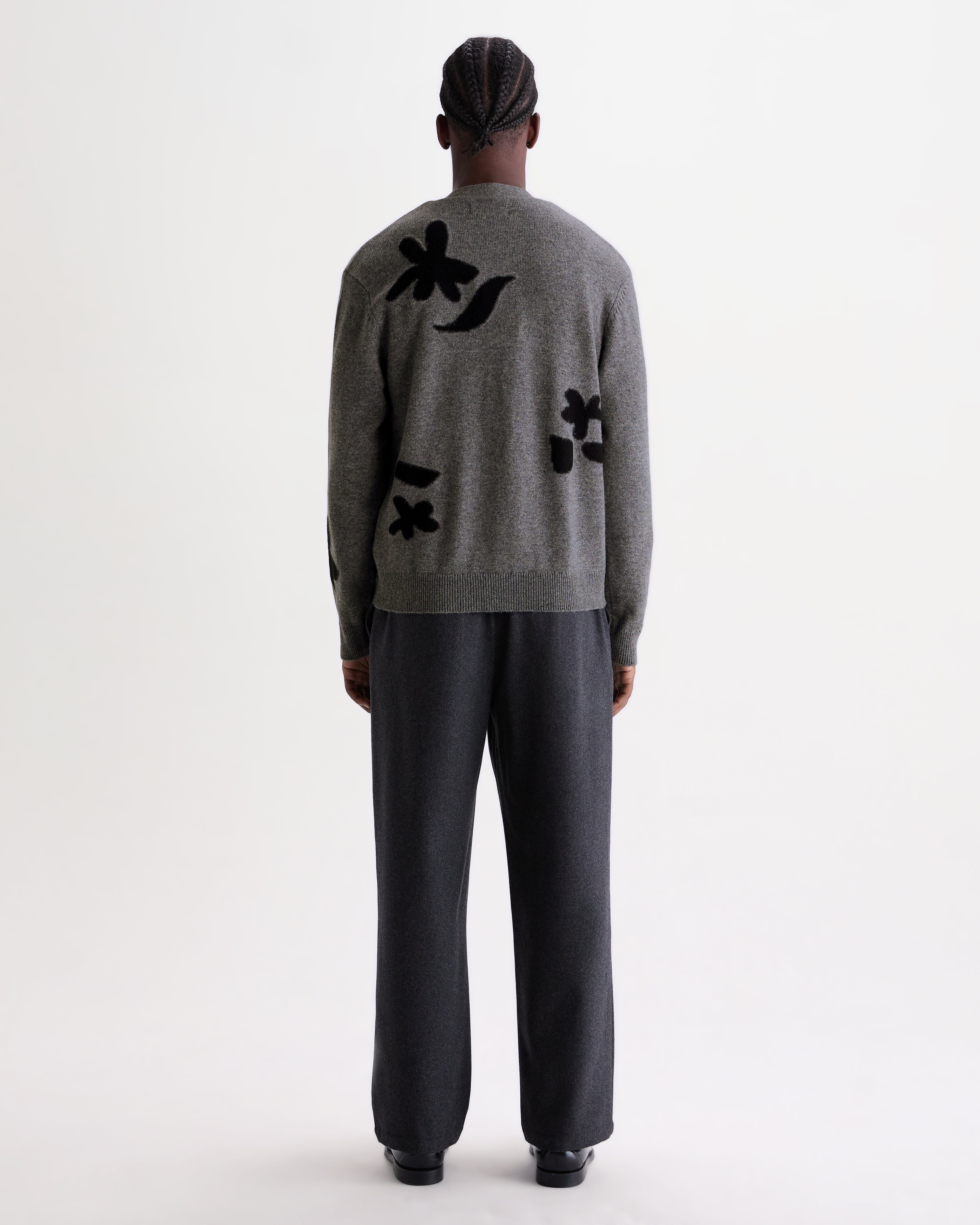 Wax London Walker Cardigan - Grey/Black Men's Tops - Sloane Boutique