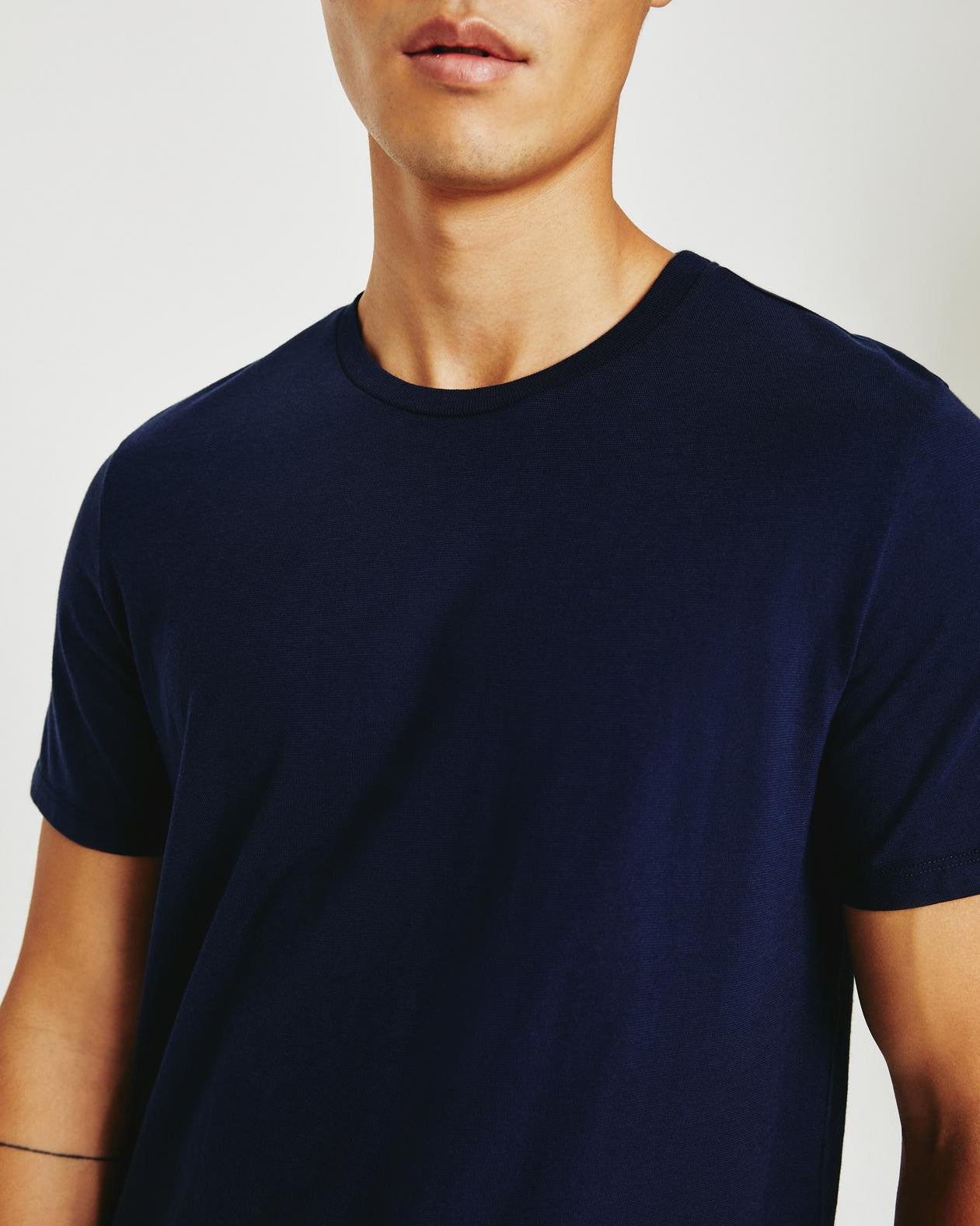 AG Jeans Bryce Crew T-Shirt - Deep Navy Men's Tops - Sloane Boutique