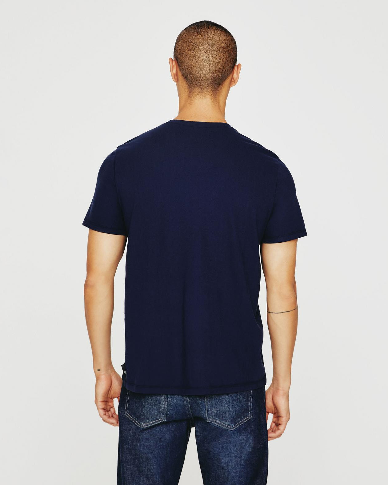 AG Jeans Bryce Crew T-Shirt - Deep Navy Men's Tops - Sloane Boutique
