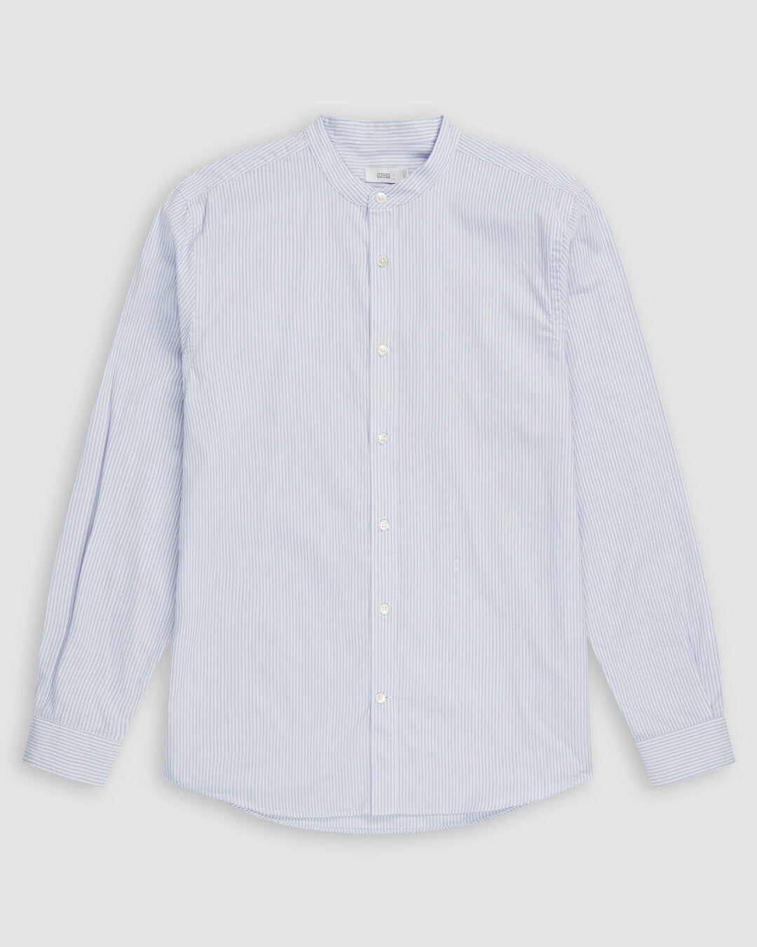 CLOSED Men’s Collarless Shirt - Royal Azure Men's Tops - Sloane Boutique