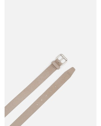 CLOSED Men’s Suede Belt - Grey Veneer Accessories - Sloane Boutique