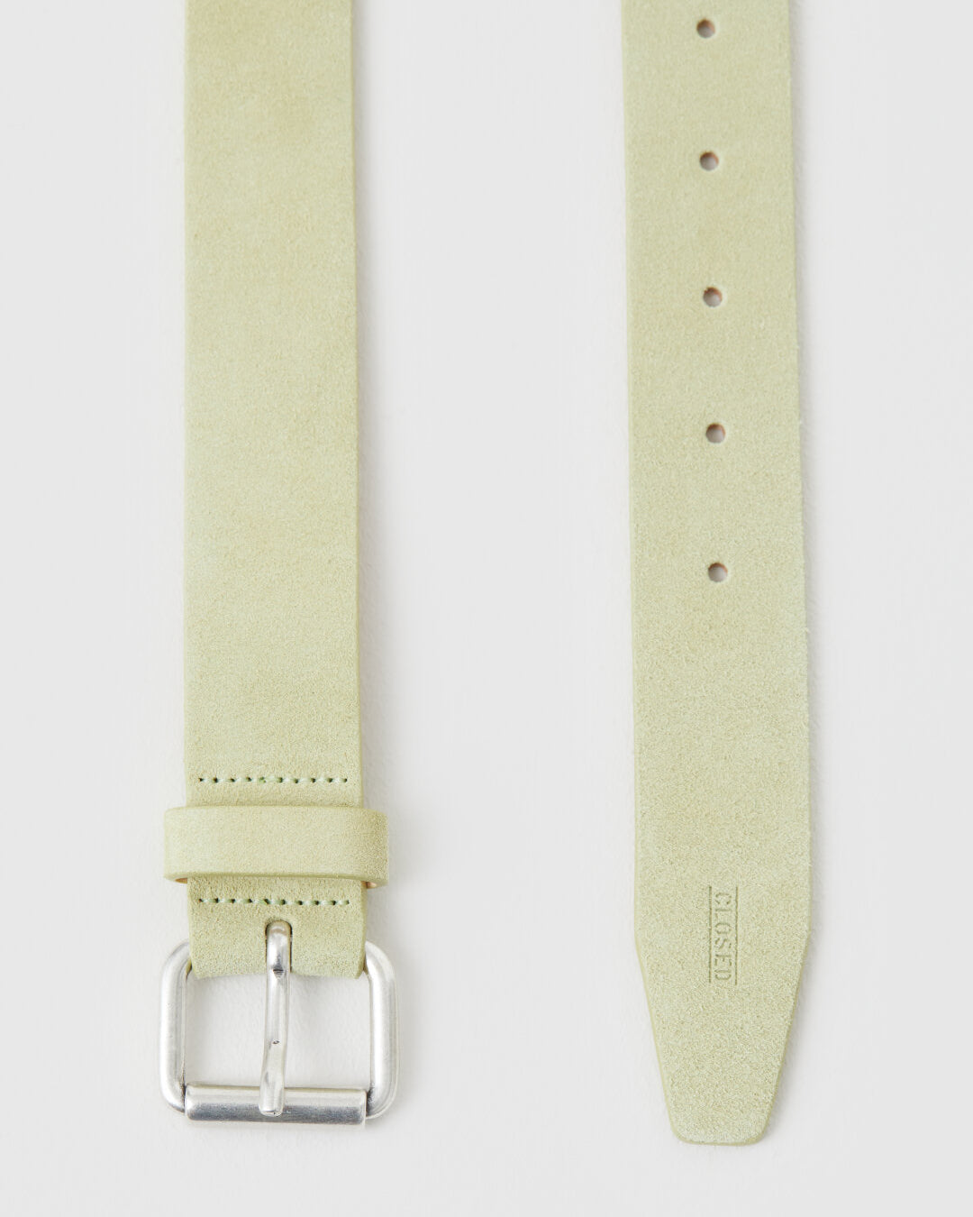 CLOSED Men’s Suede Belt - Succulent Green Accessories - Sloane Boutique