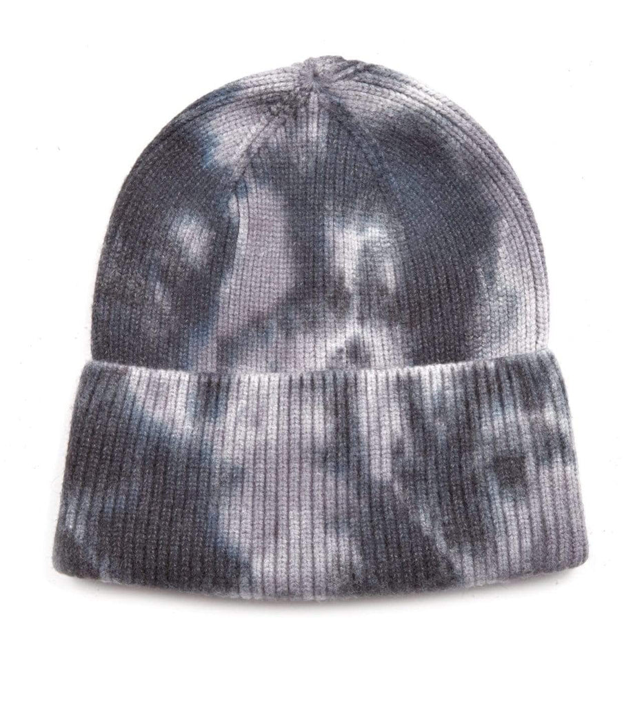 Jocelyn Knitted Tie Dye Hat - Gray Accessories - Sloane Boutique