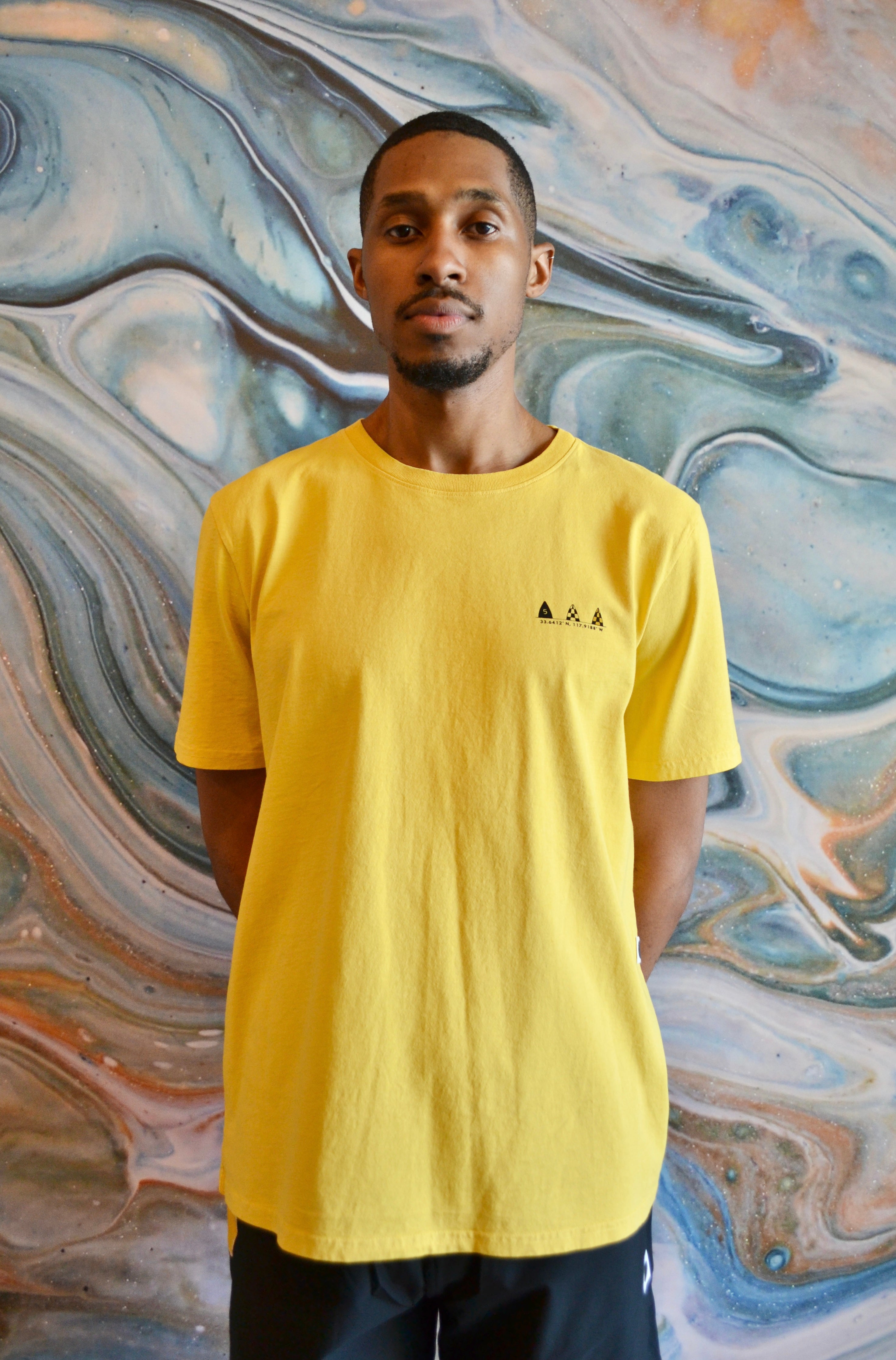 Ola Canvas Men’s Buoy Tee - Burnt Sulfur Men's Tops - Sloane Boutique