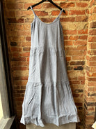 0039 Italy Cleopatra Dress - Denim Blue Dresses - Sloane Boutique