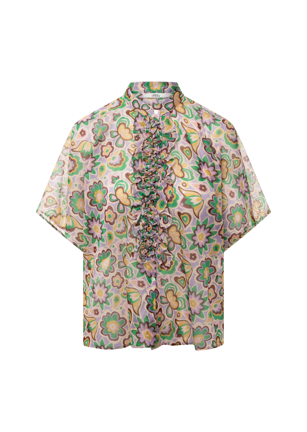 0039 Italy Daisy Blouse - Print Women's Tops - Sloane Boutique