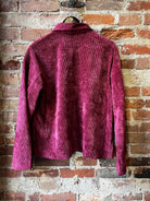 0039 Italy Dora Blouse - Raspberry - Sloane Boutique