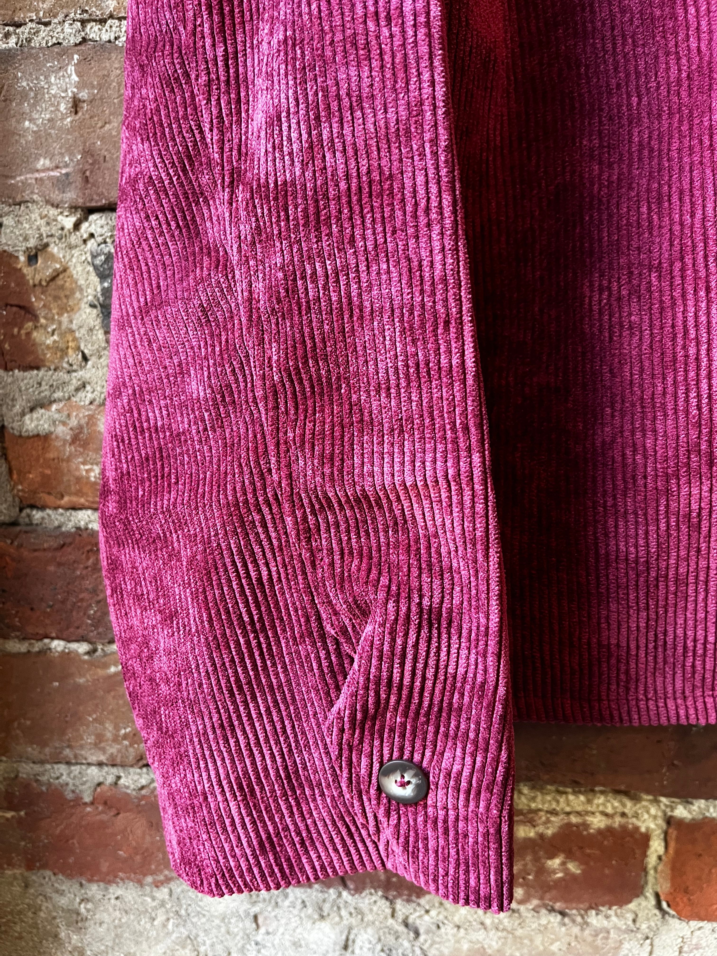 0039 Italy Dora Blouse - Raspberry - Sloane Boutique