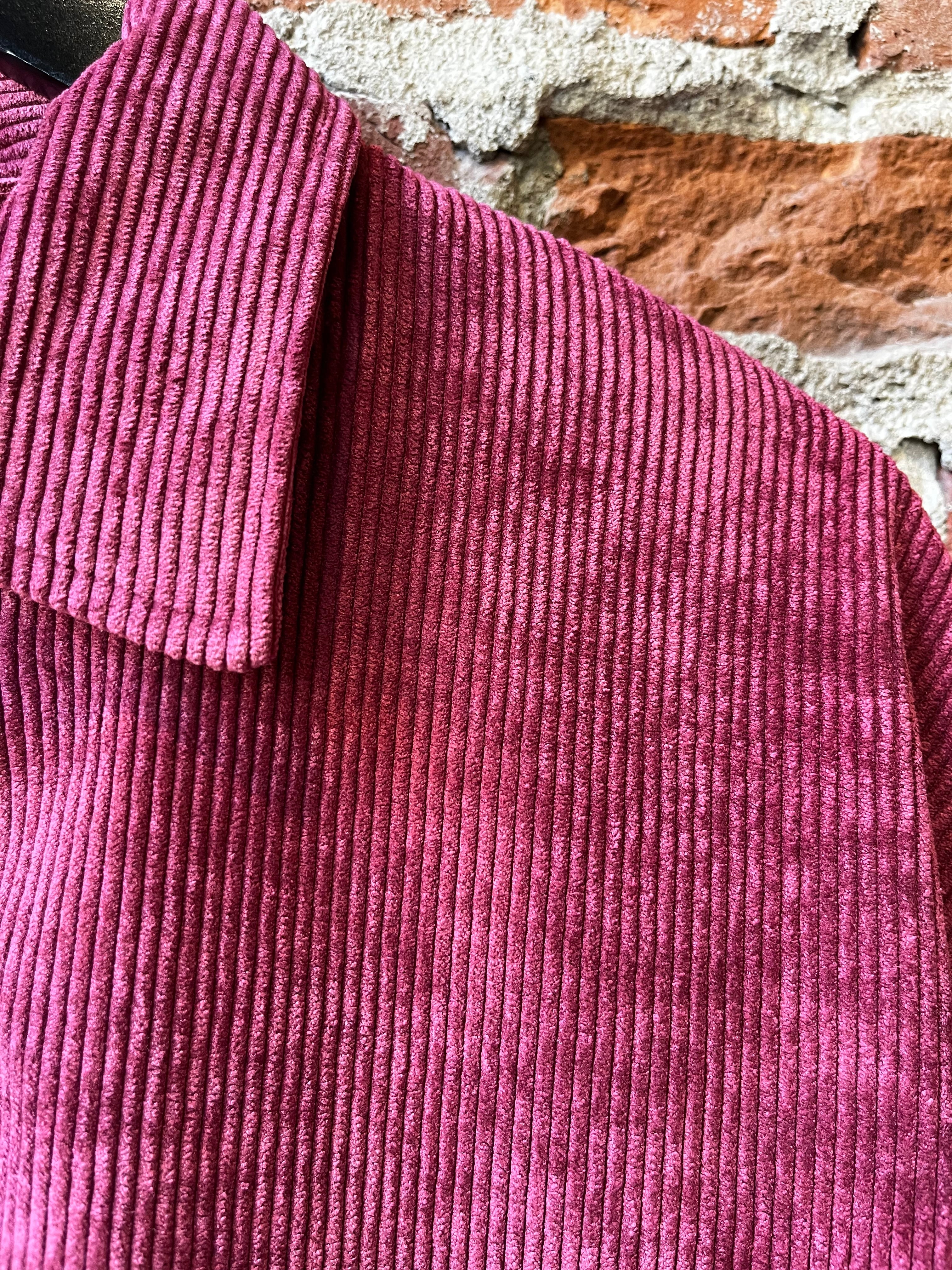 0039 Italy Dora Blouse - Raspberry - Sloane Boutique