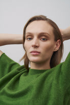 0039 Italy Ines Pullover - Green Women's Tops - Sloane Boutique