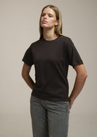 0039 Italy Inessa T-Shirt - Brown Women's Tops - Sloane Boutique