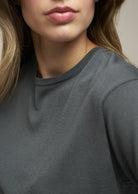 0039 Italy Inessa T-Shirt - Gray Women's Tops - Sloane Boutique