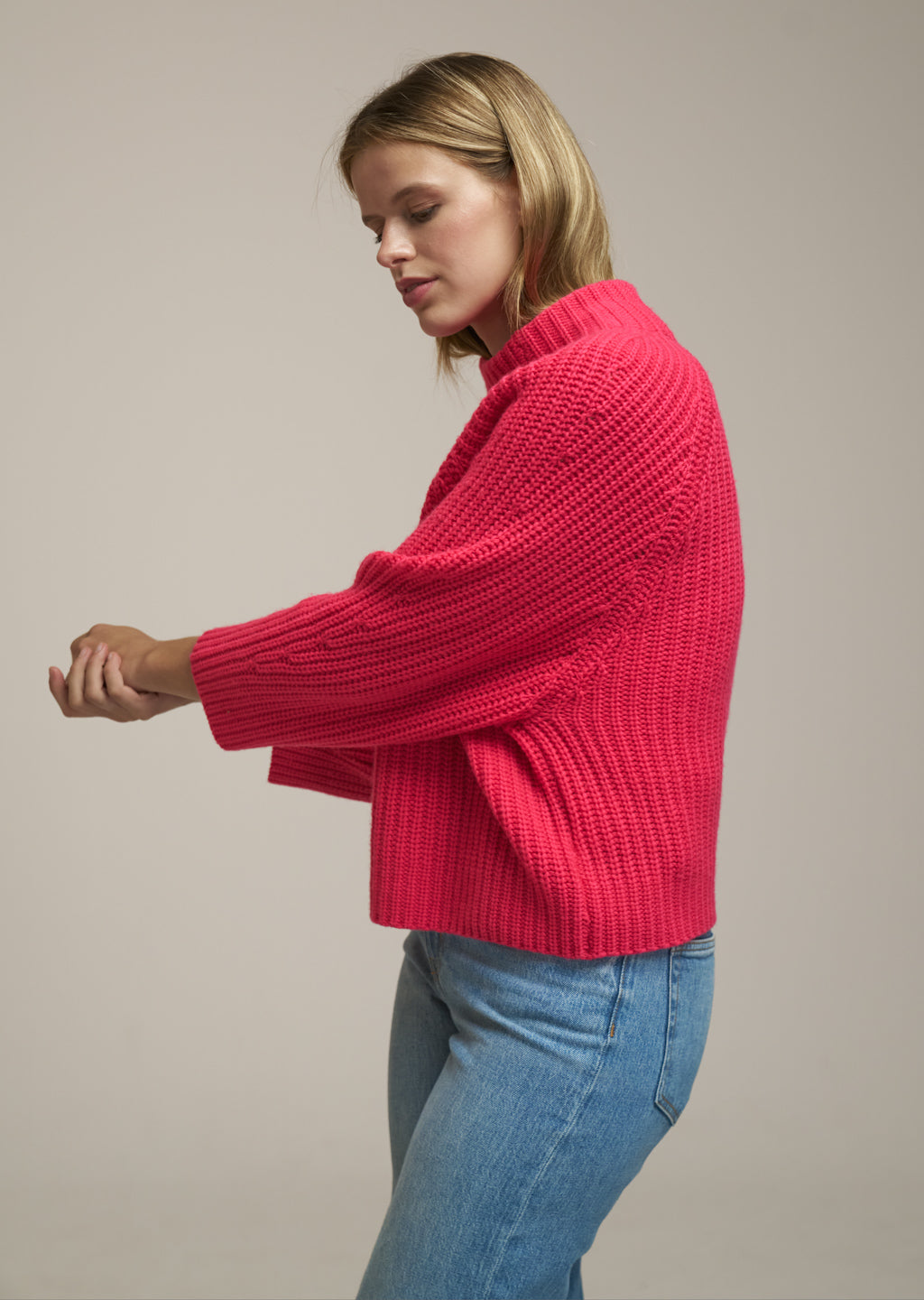 0039 Italy Lona Sweater - Pink Women's Tops - Sloane Boutique