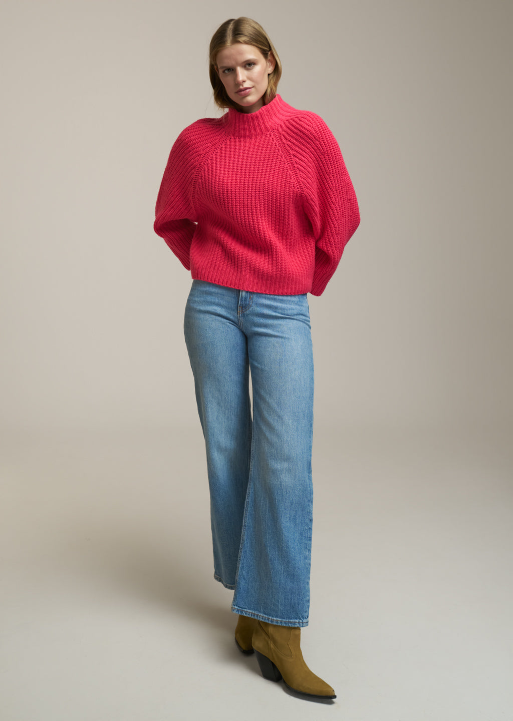 0039 Italy Lona Sweater - Pink Women's Tops - Sloane Boutique