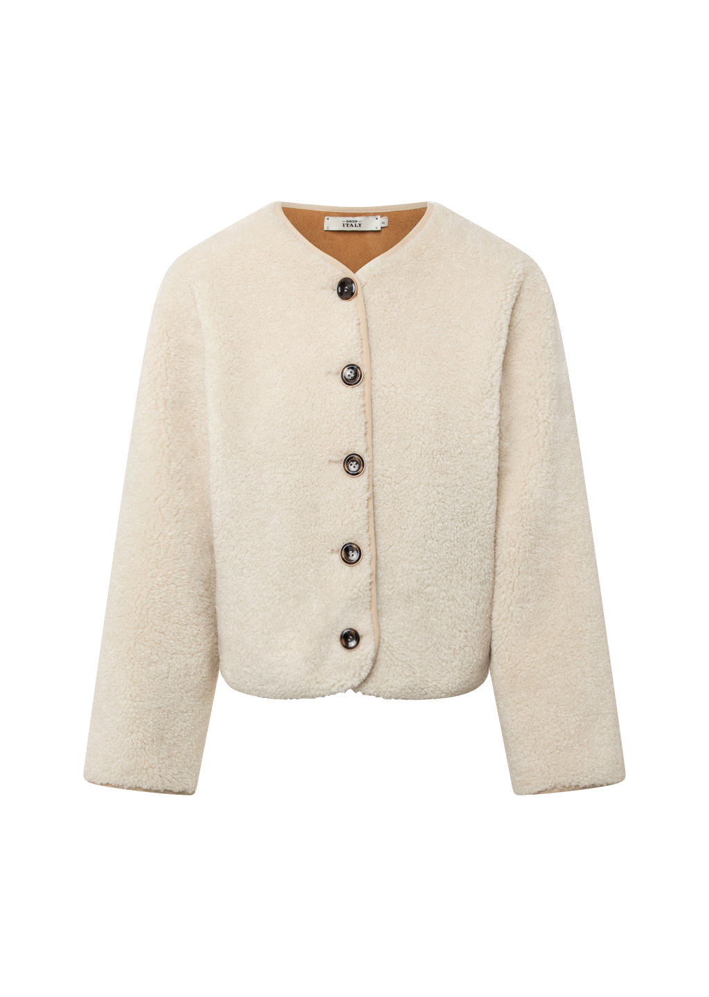 0039 Italy Ricarda Jacket - Cream Outerwear - Sloane Boutique