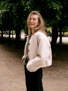 0039 Italy Ricarda Jacket - Cream Outerwear - Sloane Boutique