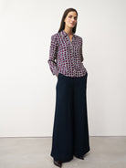 0039 Italy Sia Blouse - Blue Women's Tops - Sloane Boutique