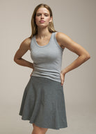 0039 Italy Tereza Skirt - Grey Women's Bottoms - Sloane Boutique