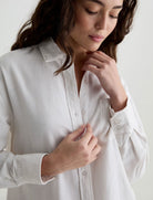 AG Jeans Addison Shirt - White Women's Tops - Sloane Boutique