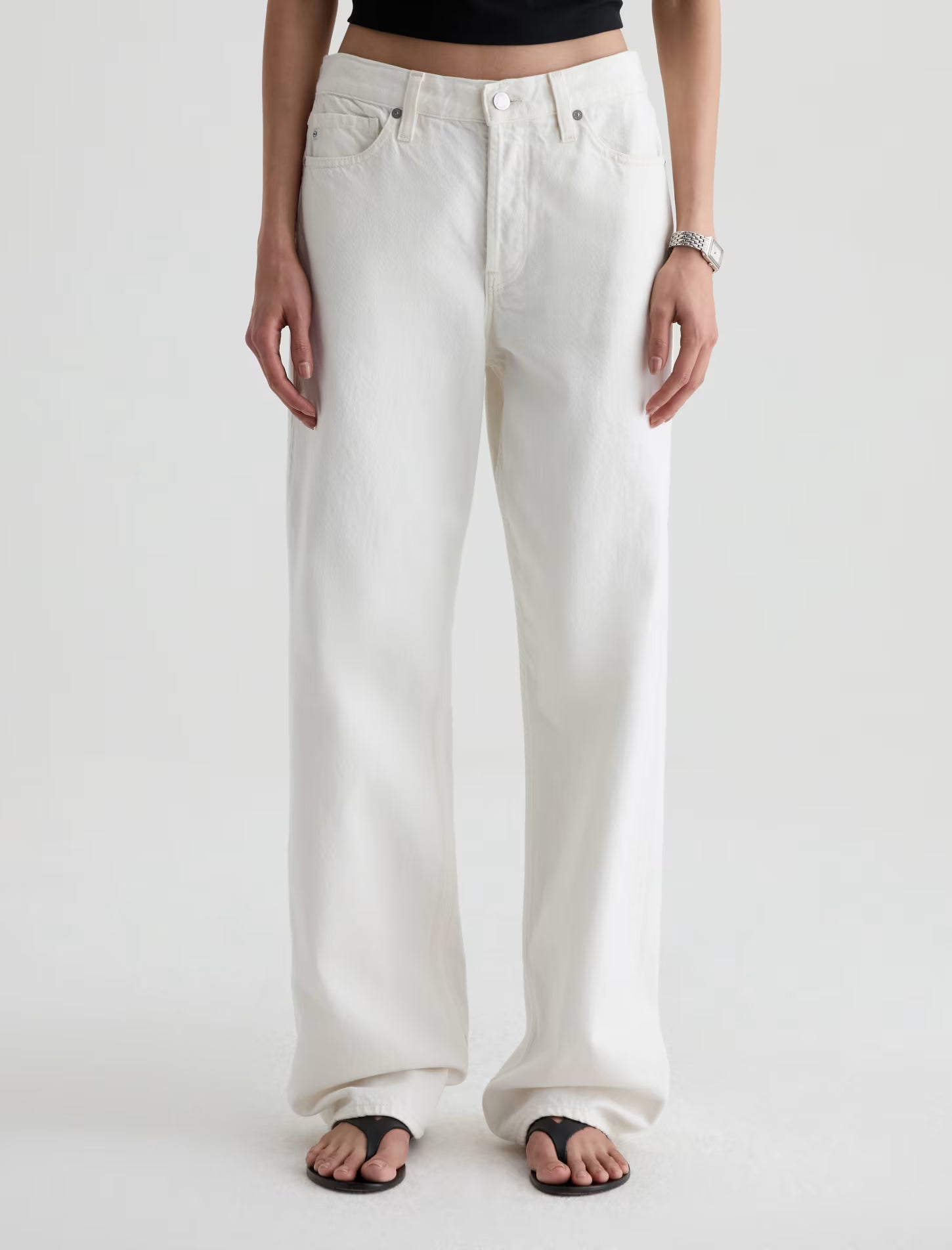 AG Jeans Billie - Powder Women's Bottoms - Sloane Boutique