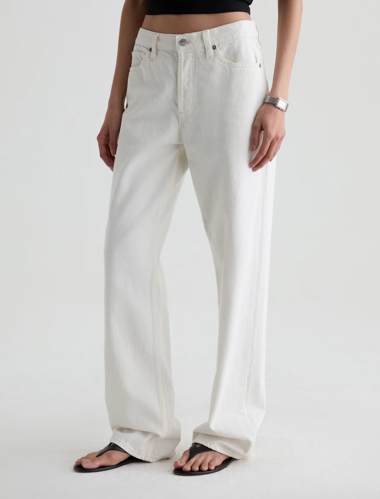 AG Jeans Billie - Powder Women's Bottoms - Sloane Boutique
