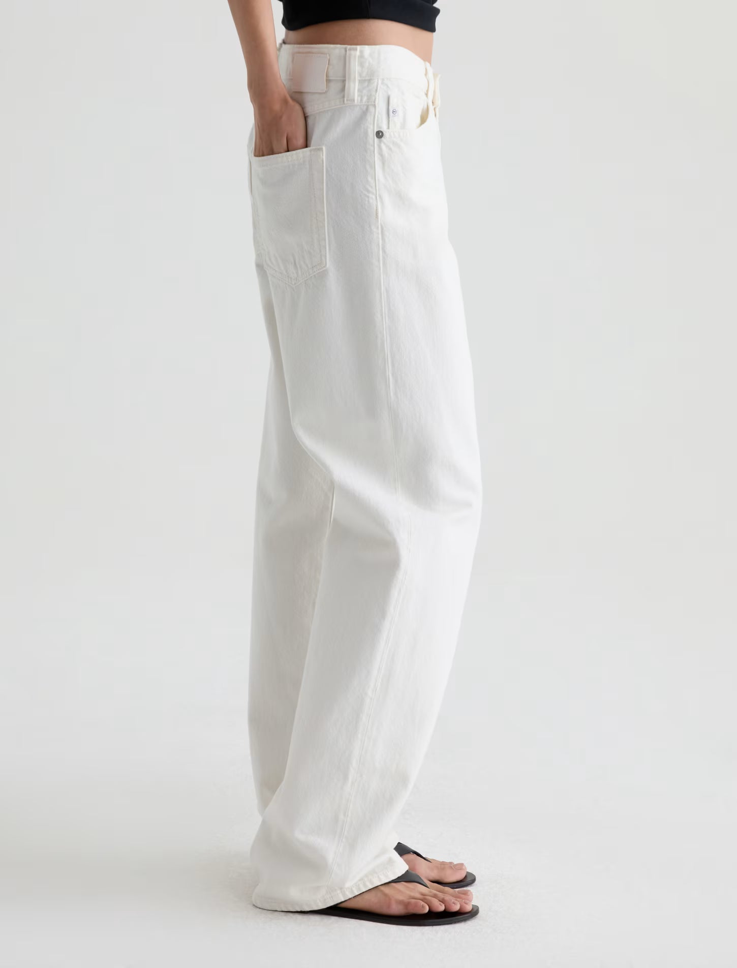 AG Jeans Billie - Powder Women's Bottoms - Sloane Boutique