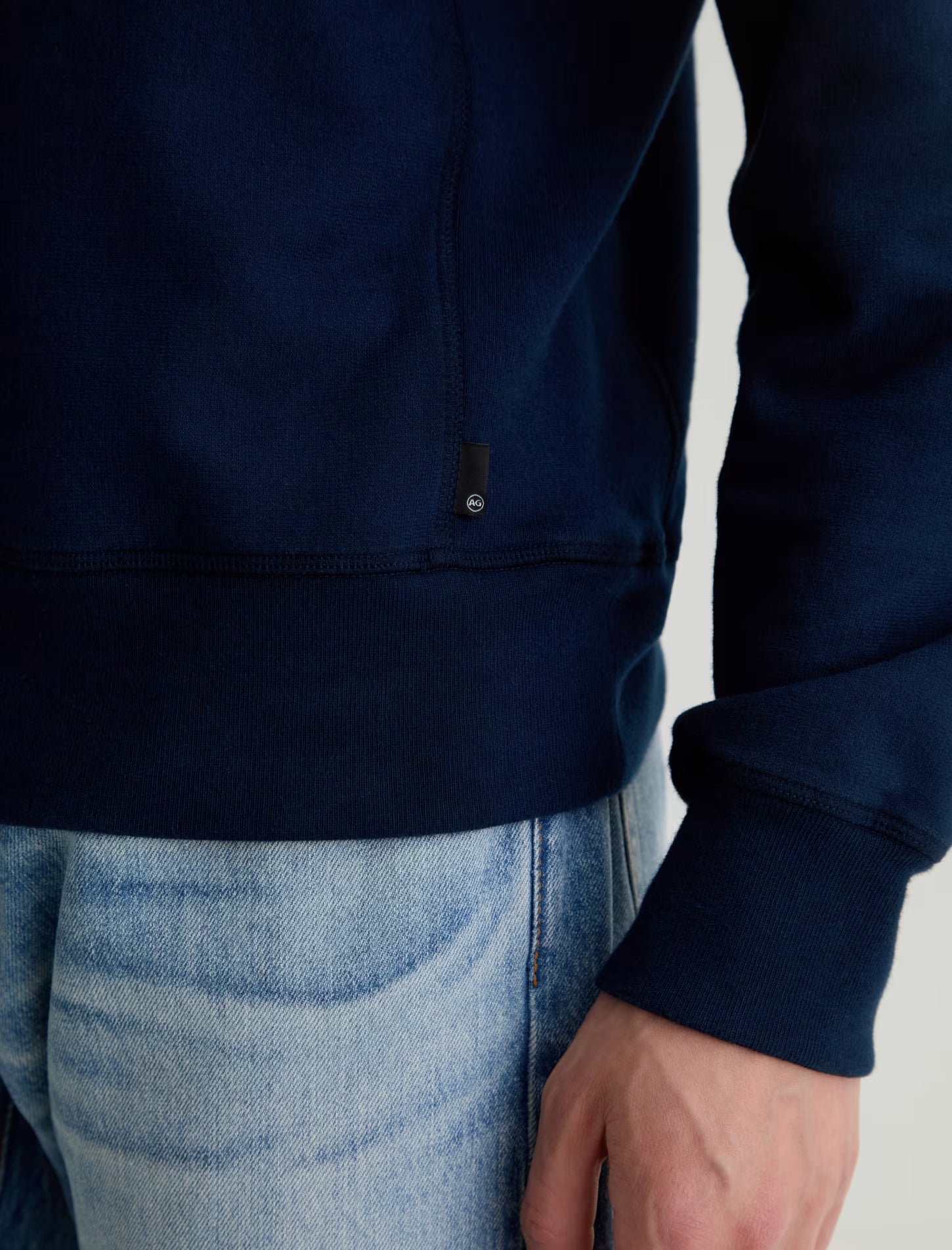 AG Jeans Blake Crew Sweatshirt - Deep Navy Men's Tops - Sloane Boutique