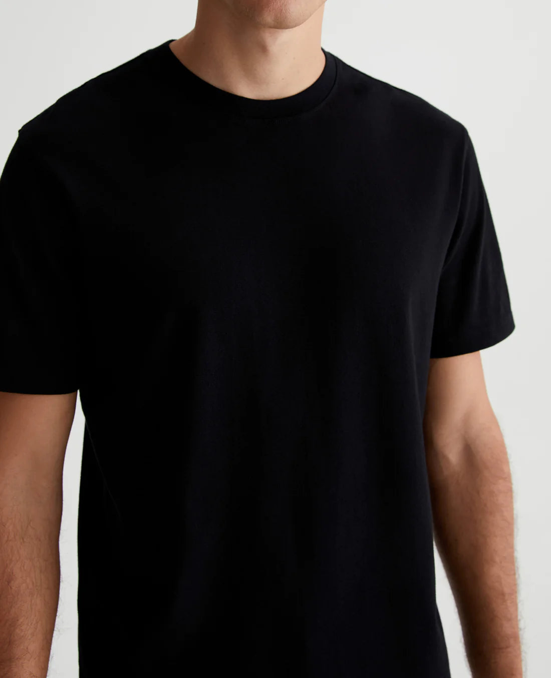 AG Jeans Bryce Crew T-Shirt - True Black Men's Tops - Sloane Boutique
