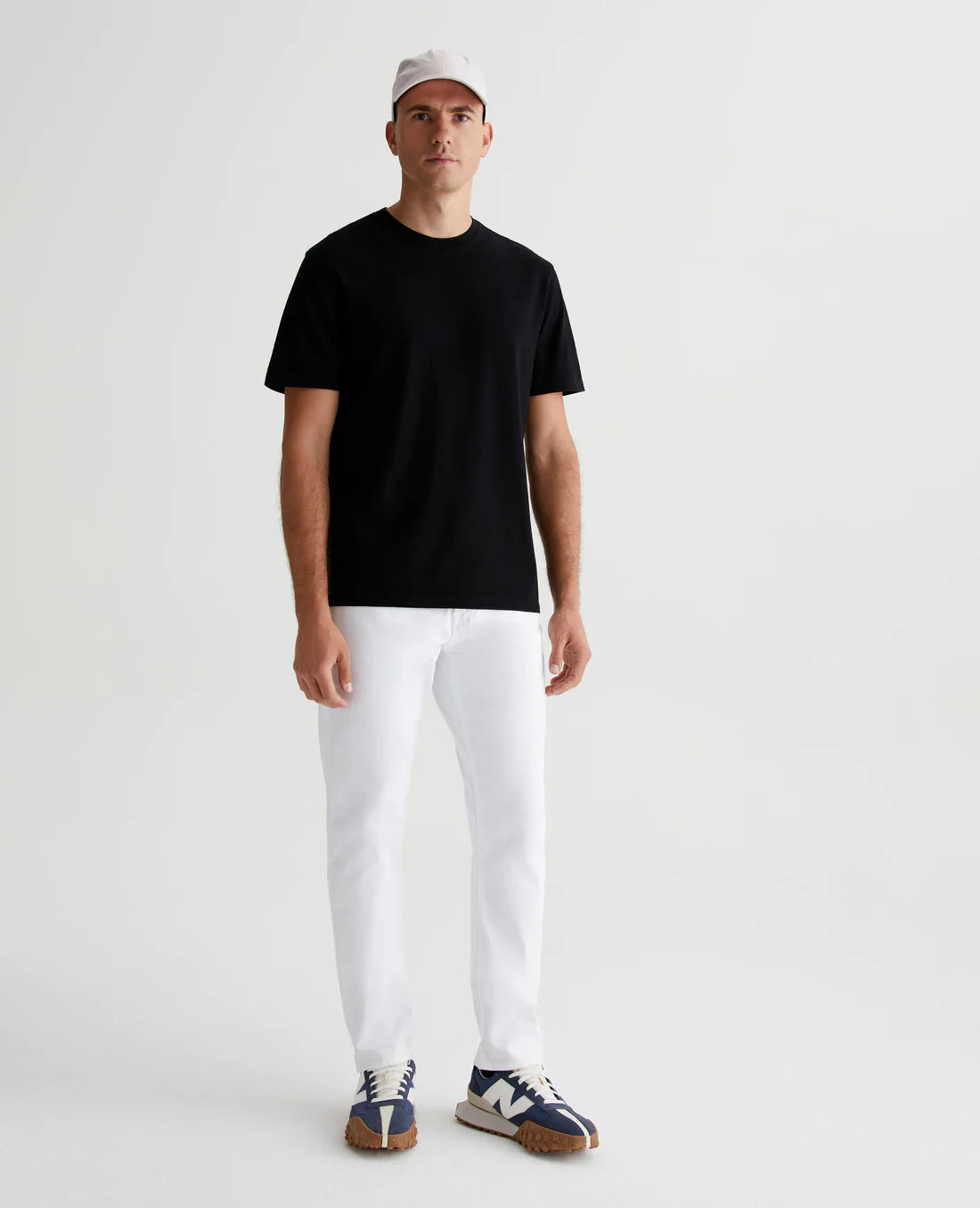 AG Jeans Bryce Crew T-Shirt - True Black Men's Tops - Sloane Boutique