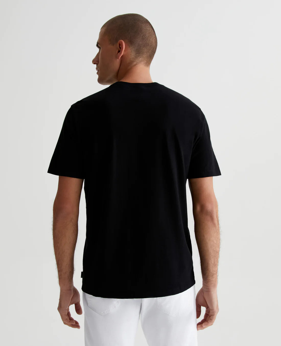 AG Jeans Bryce Crew T-Shirt - True Black Men's Tops - Sloane Boutique