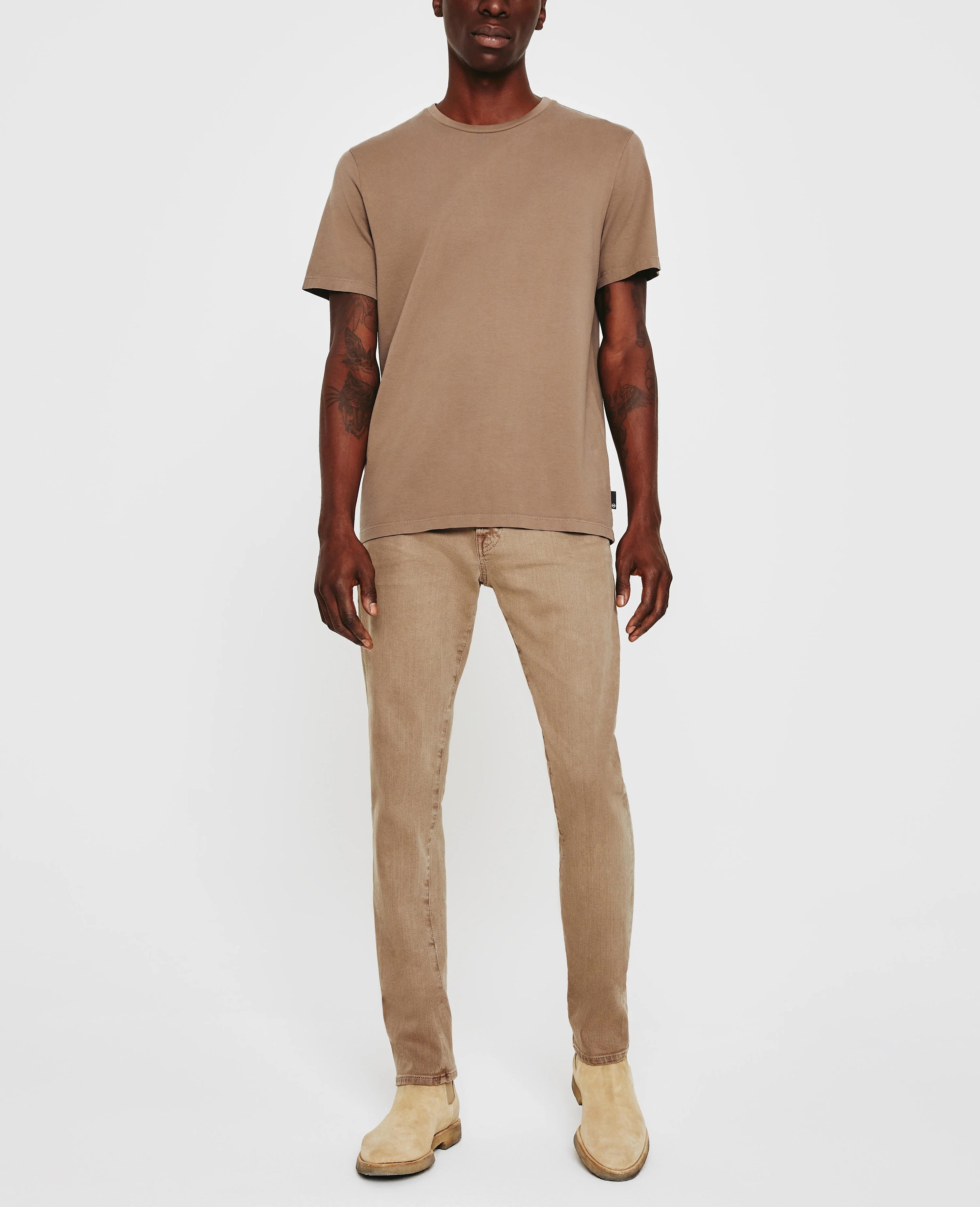 AG Jeans Bryce Crew - Wild Truffle Men's Tops - Sloane Boutique