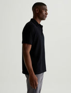AG Jeans Bryce Polo S/S - True Black Men's Tops - Sloane Boutique