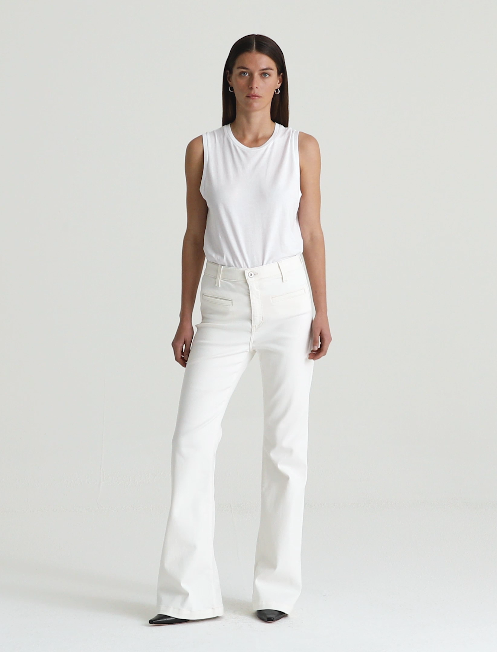 AG Jeans Desi Pant - Powder Women's Bottoms - Sloane Boutique