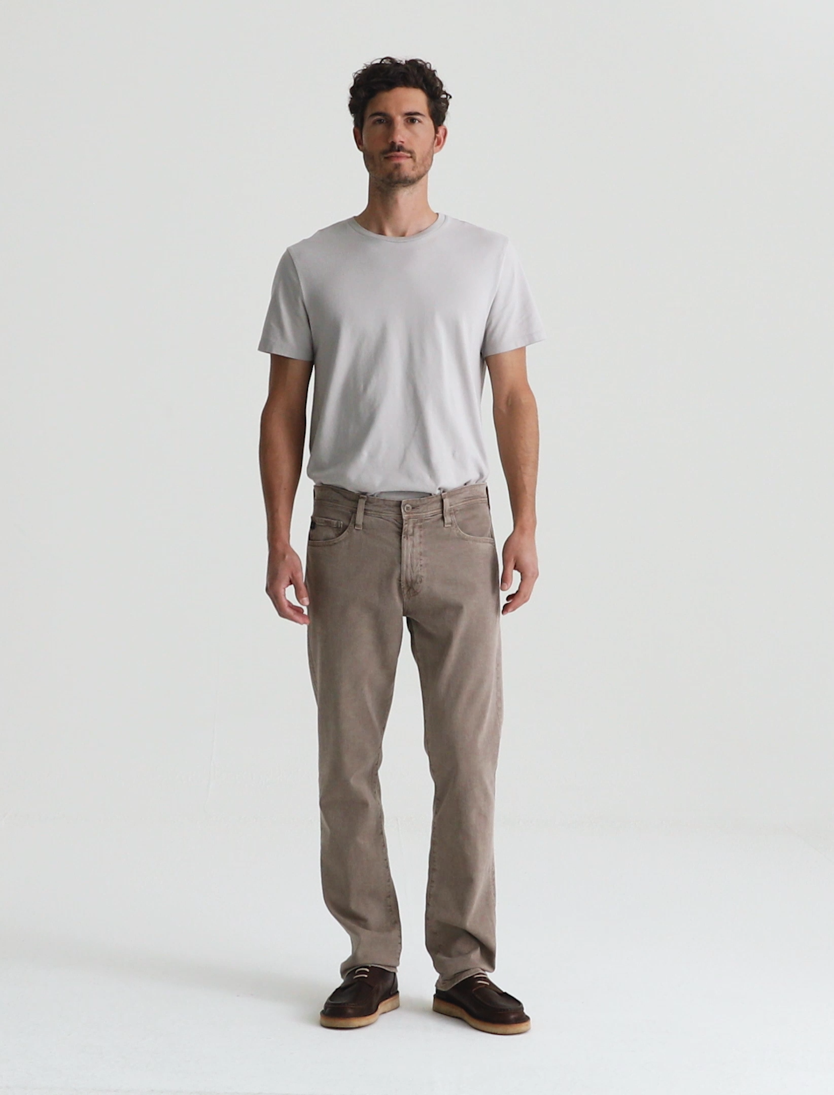 AG Jeans Everett Slim Straight Pant - Sulfur Amber Dust Sale Bottoms - Sloane Boutique