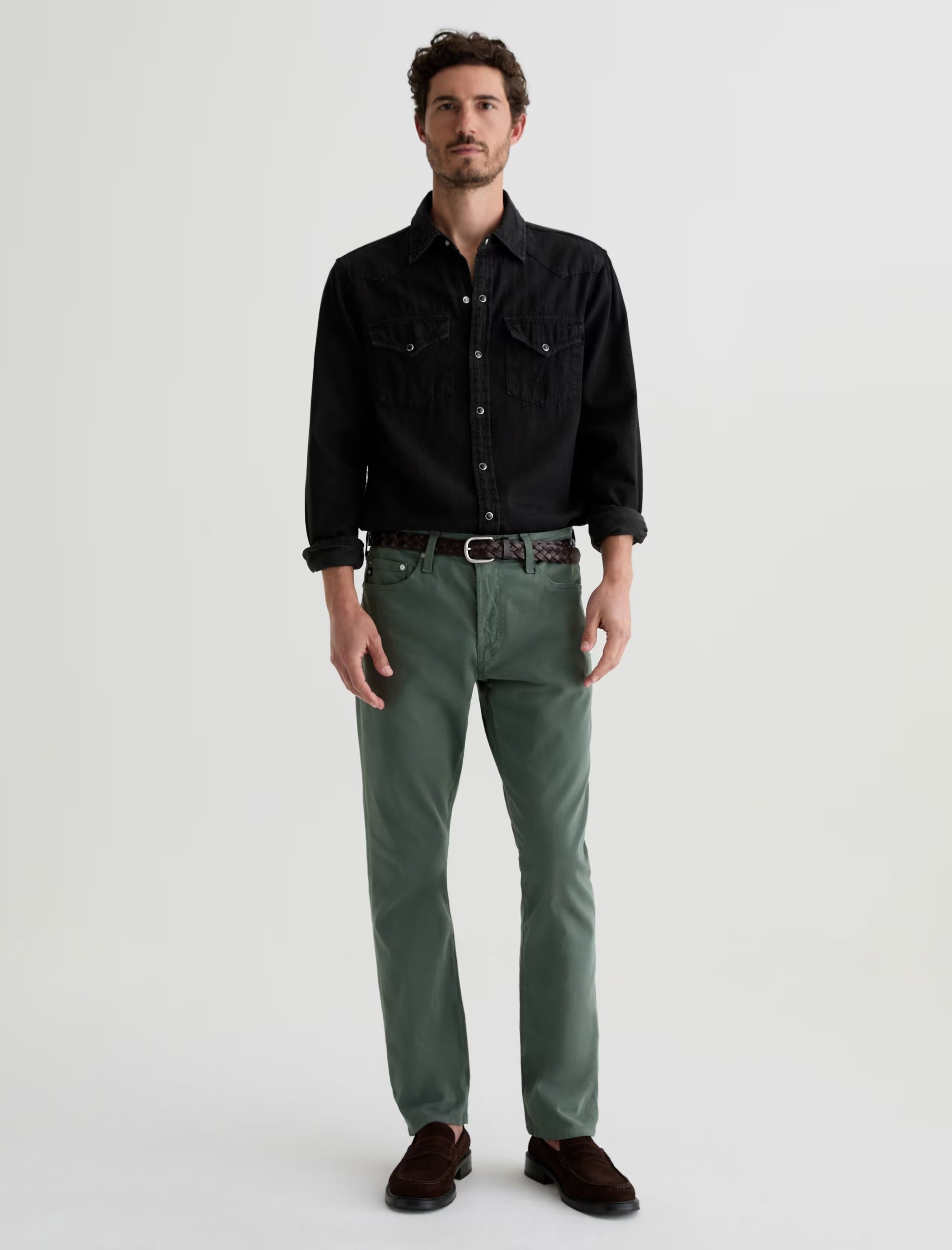 AG Jeans Everett Slim Straight SUD - Cypress Lake Men's Bottoms - Sloane Boutique