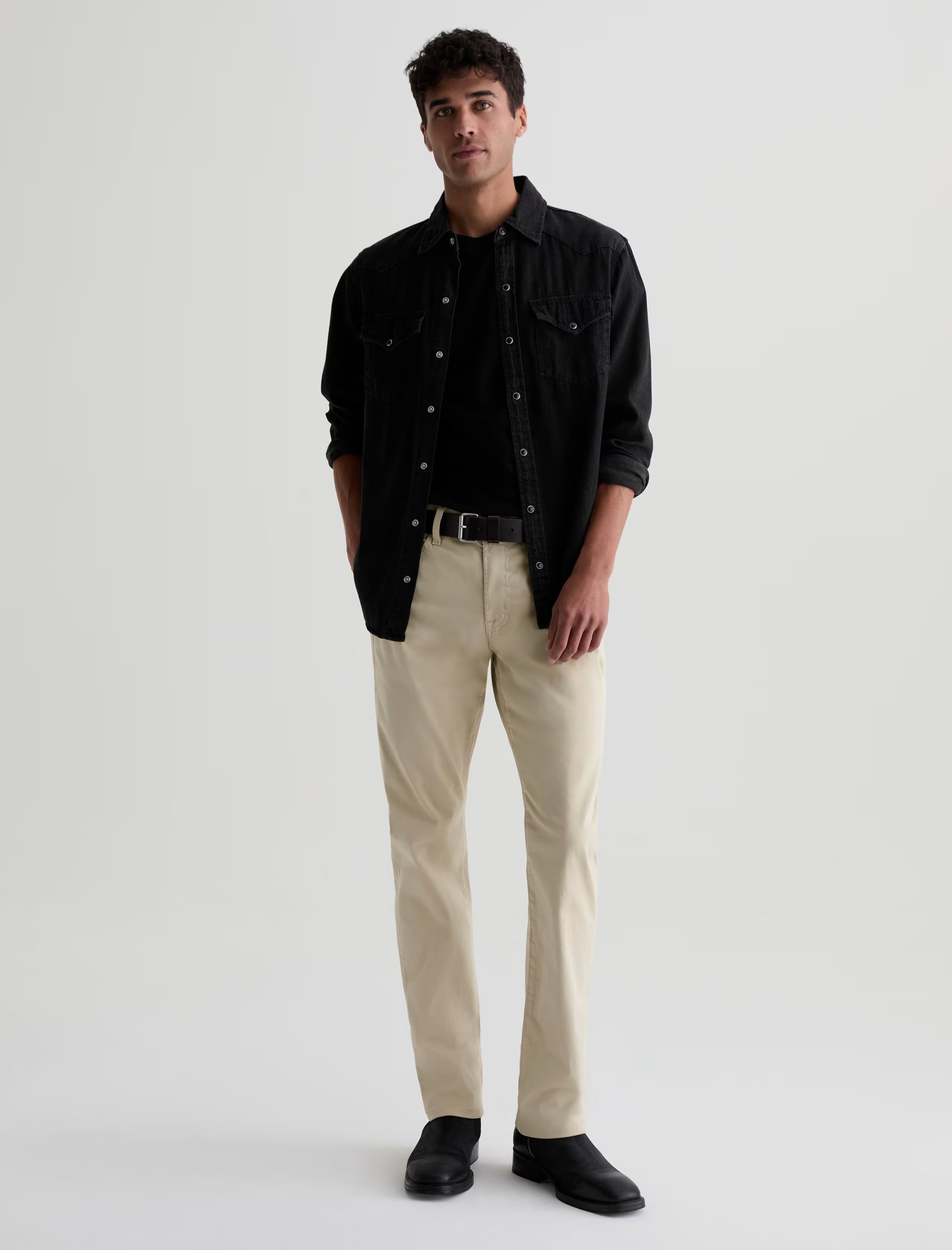 AG Jeans Everett Straight - Coastal Pebble SUD Men's Bottoms - Sloane Boutique