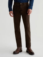 AG Jeans Everett Sueded Slim Straight - Sulfur Deep Woodland Men's Bottoms - Sloane Boutique