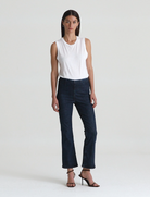 AG Jeans Farrah Boot Crop - Hyacinth Women's Bottoms - Sloane Boutique
