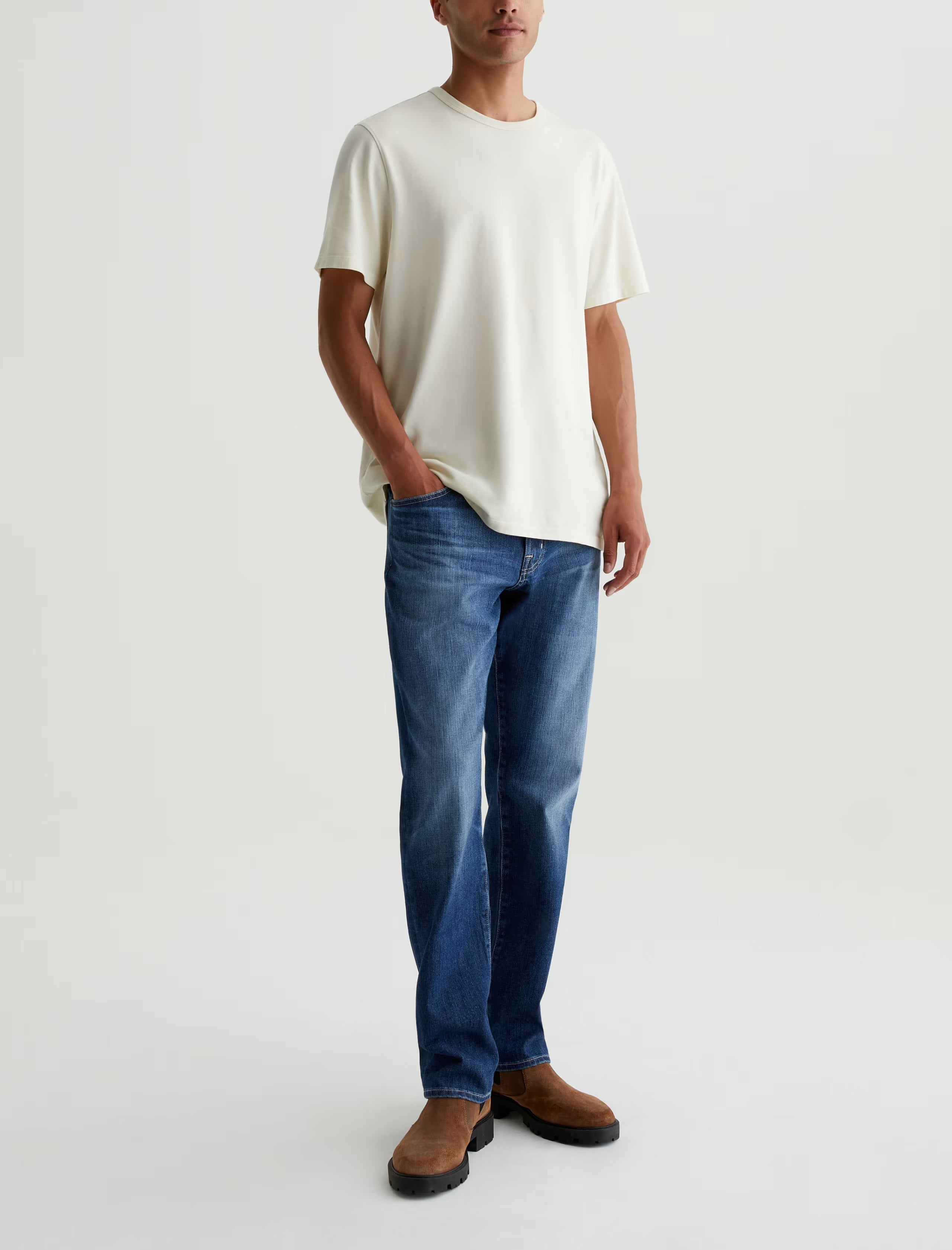 AG Jeans Graduate Relaxed Straight Denim- Nonchalant Men's Bottoms - Sloane Boutique