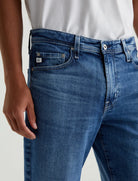 AG Jeans Kace Straight Leg Denim - Vapor Wash Azure Seas Men's Bottoms - Sloane Boutique