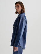 AG Jeans Kea Denim Jacket - Coated Northern Lights Women's Tops - Sloane Boutique